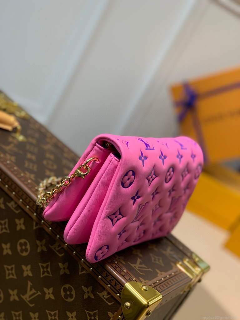 Louis Vuitton M80745 Pochette Coussin LV M80742 Pink Purple