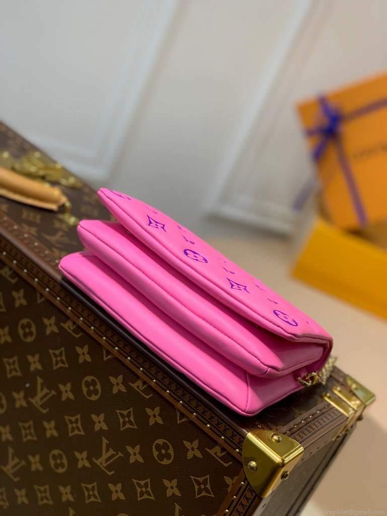 Louis Vuitton M80745 Pochette Coussin LV M80742 Pink Purple
