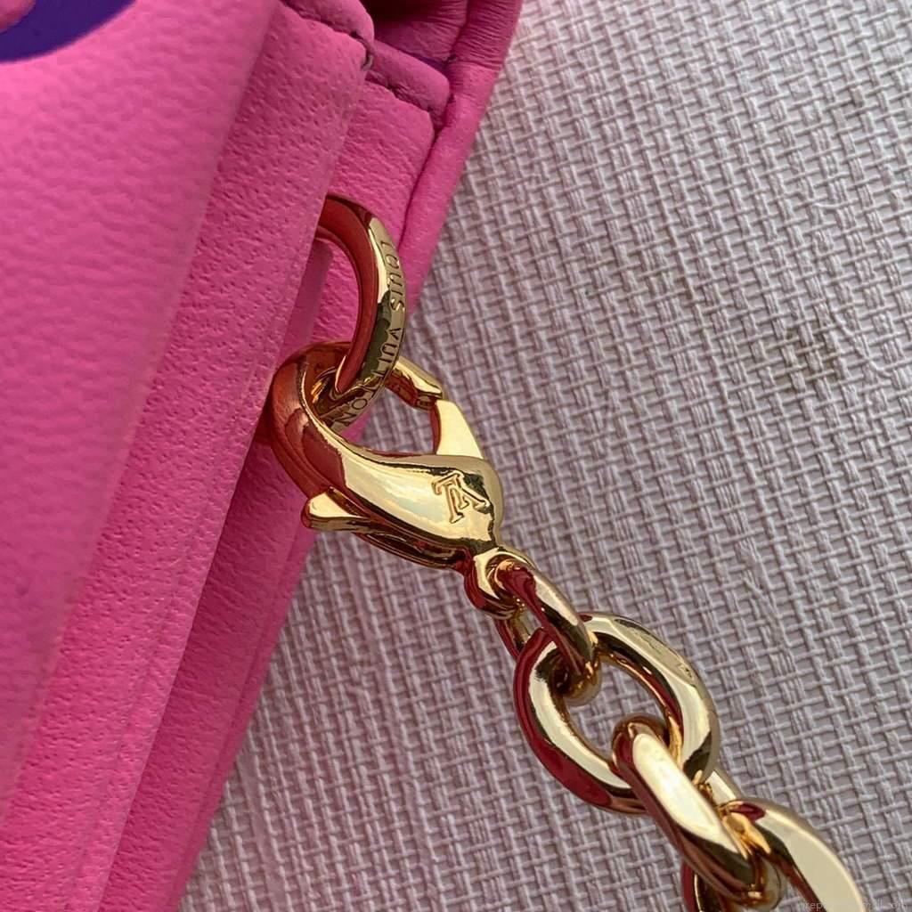 Louis Vuitton M80745 Pochette Coussin LV M80742 Pink Purple