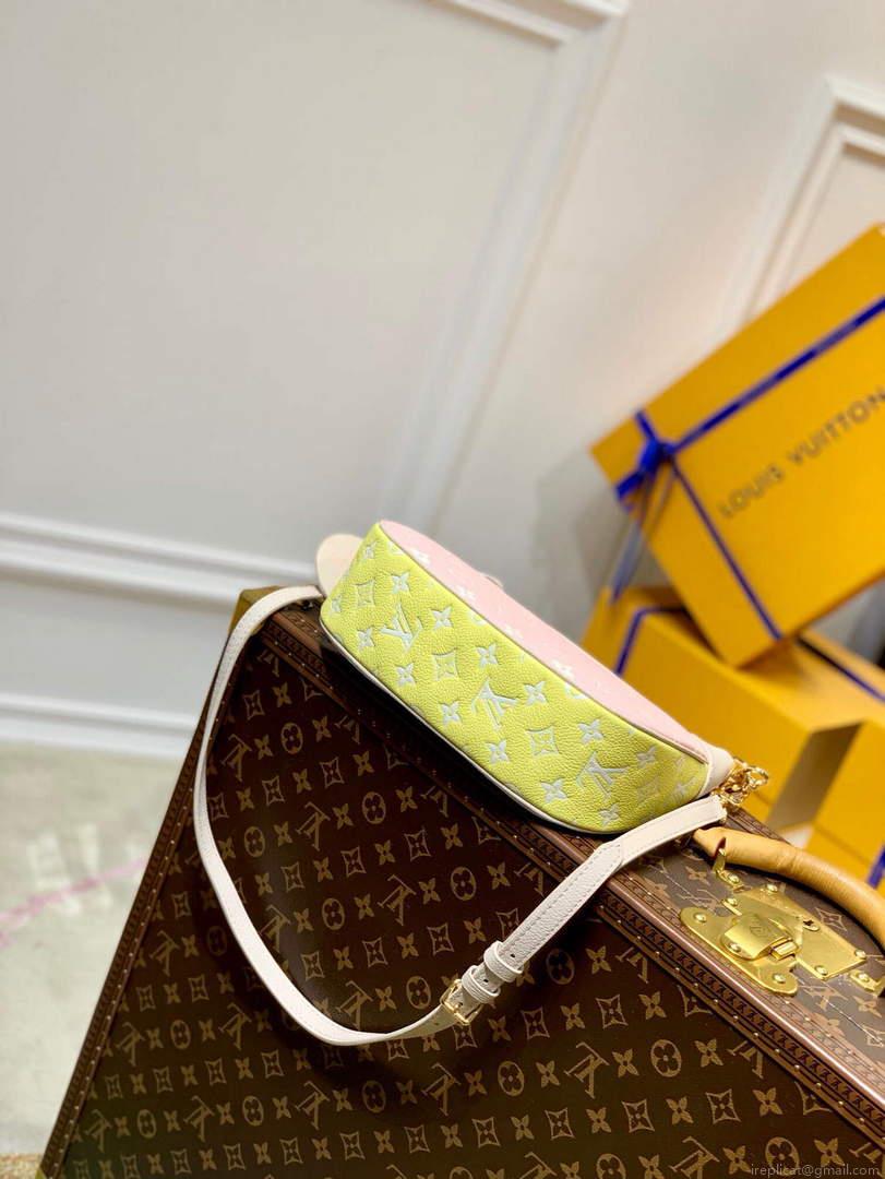 LV M46113 Louis Vuitton Bagatelle BB Bag M46091 Pink
