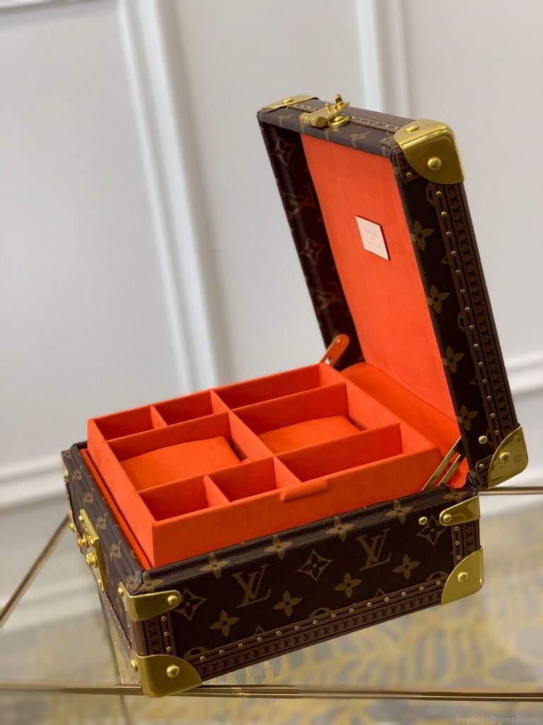 LV M20040 Louis Vuitton M13513 Jewelry Box Monogram Orange