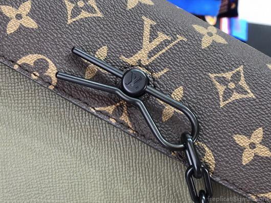 LV M30583 Louis Vuitton Pochette Voyage Steamer Bag Green