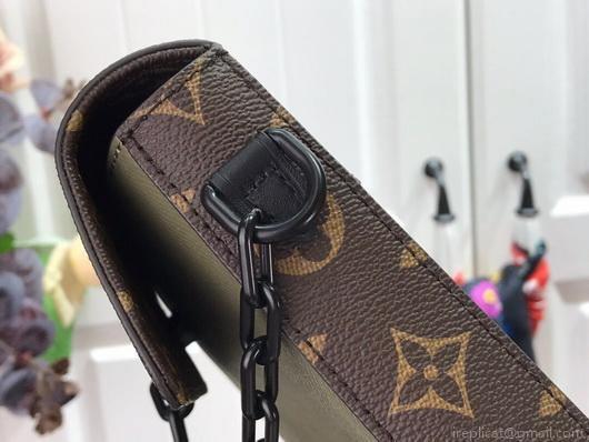 LV M30583 Louis Vuitton Pochette Voyage Steamer Bag Green