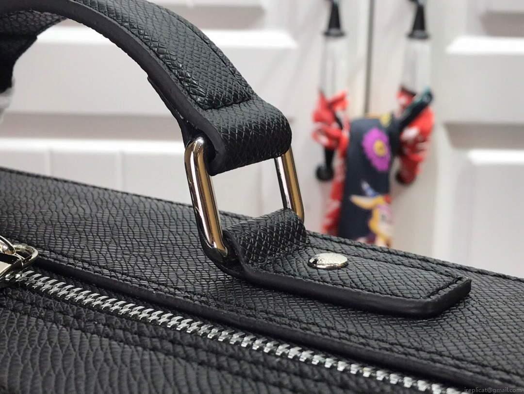 LV M30769 Louis Vuitton Briefcase Backpack Taiga Black