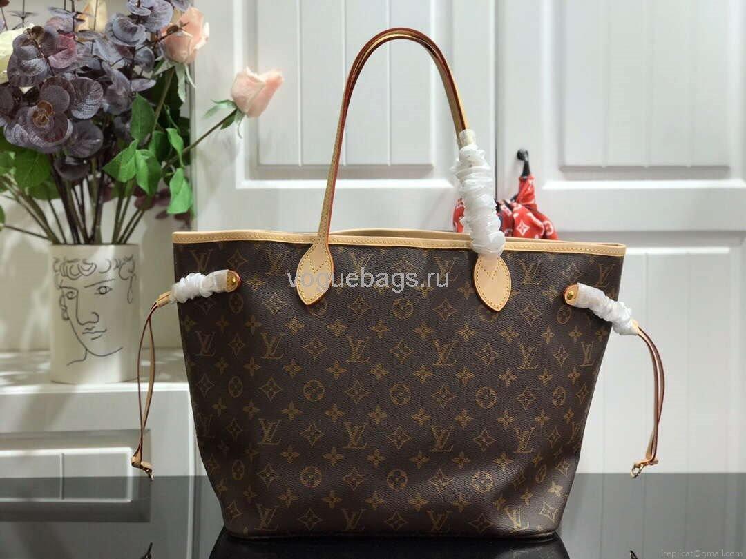 LV M40995 Louis Vuitton Neverfull MM Monogram M41178 Bag Beige