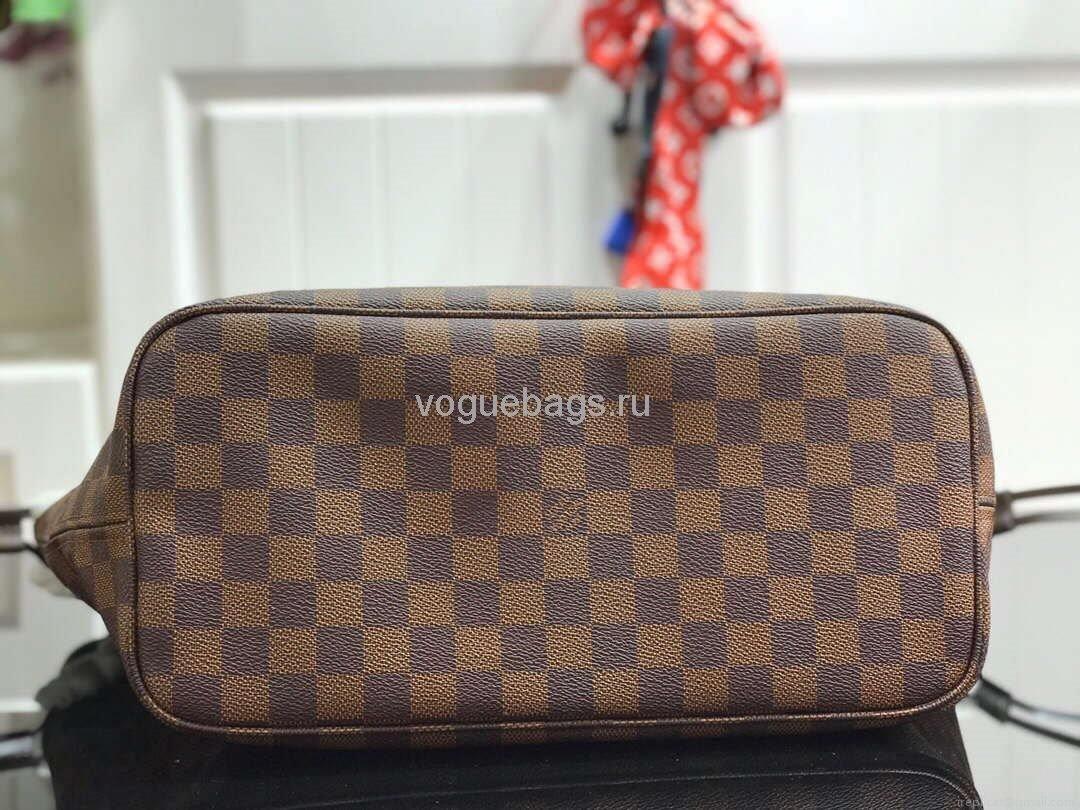 LV M41358 Louis Vuitton Neverfull MM Damier Ebene N41603 Bag