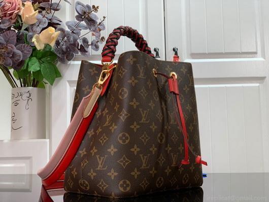 LV M44021 Louis Vuitton M44022 NÉONOÉ Shoulder Bag Red