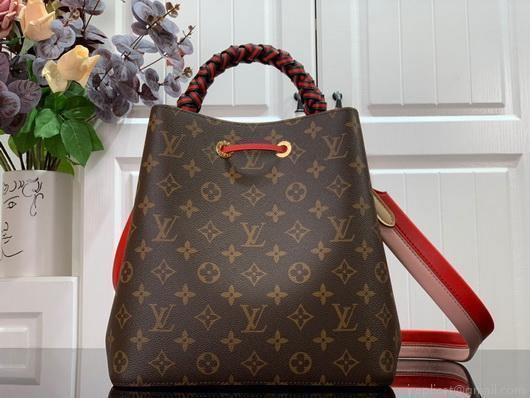 LV M44021 Louis Vuitton M44022 NÉONOÉ Shoulder Bag Red