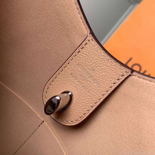 LV M44330 Louis Vuitton Lockme Hobo Soft calfskin M52776 Bag Apricot