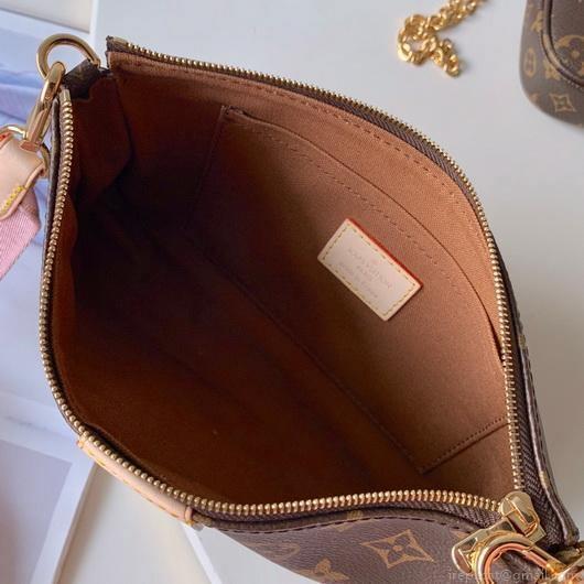 LV M44840 Louis Vuitton Multi Pochette M44813 Bag Pink