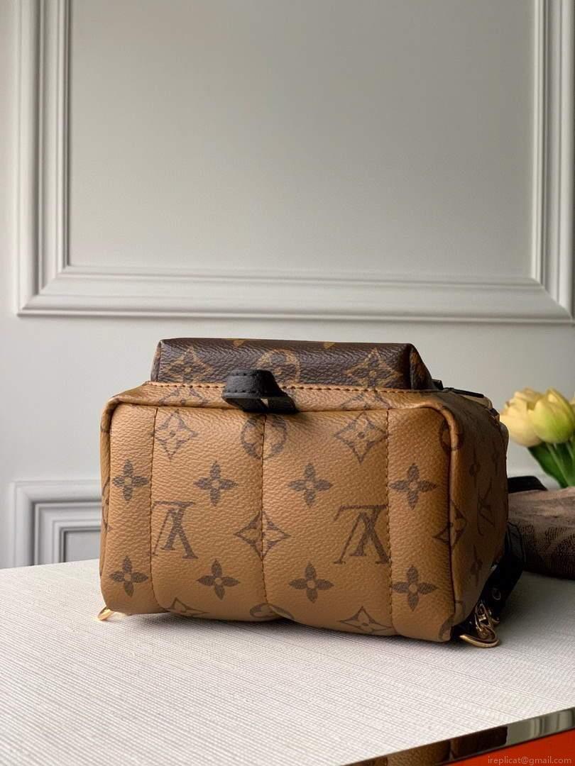 LV M44872 Louis Vuitton Palm Springs MINI Monogram Reverse Canvas Bag
