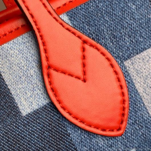 LV M44918 Louis Vuitton Lvxlol Neverfull MM Bag M45201 Monogram Blue
