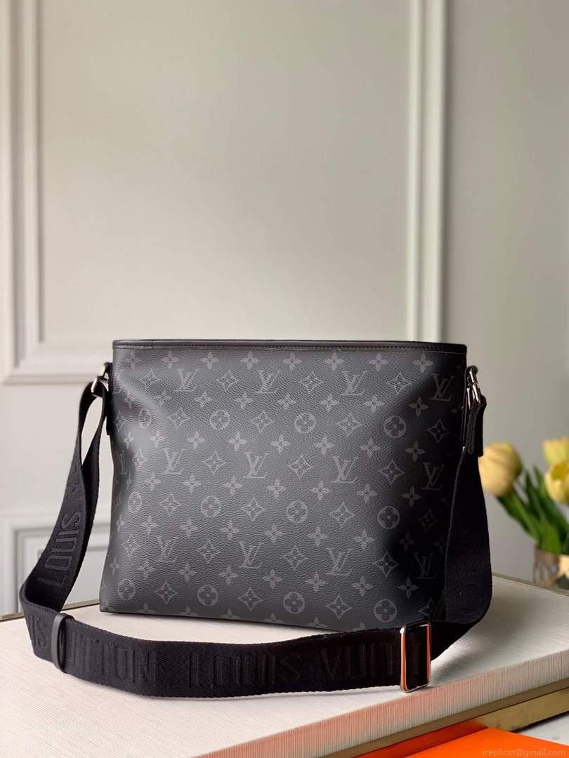 LV M45216 Louis Vuitton Besace Zippee Medium Messenger Bag Black