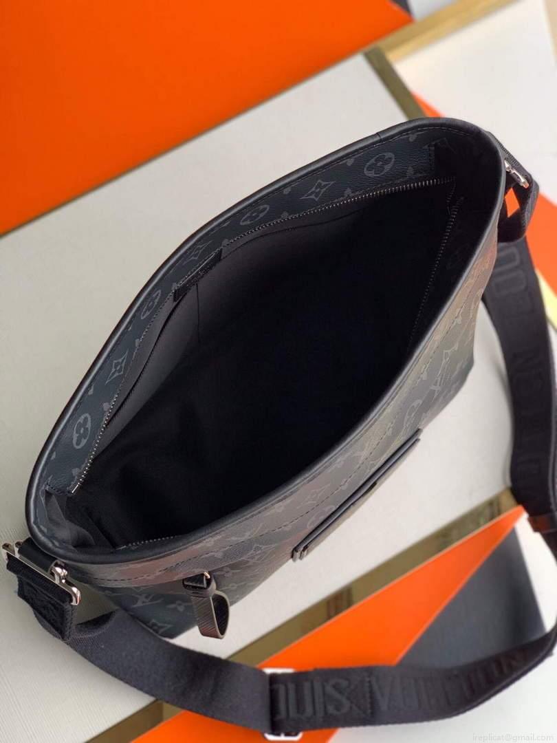 LV M45216 Louis Vuitton Besace Zippee Medium Messenger Bag Black
