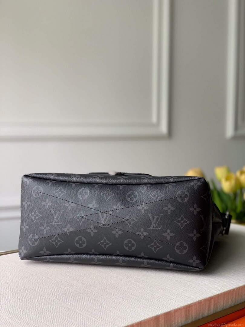 LV M45216 Louis Vuitton Besace Zippee Medium Messenger Bag Black
