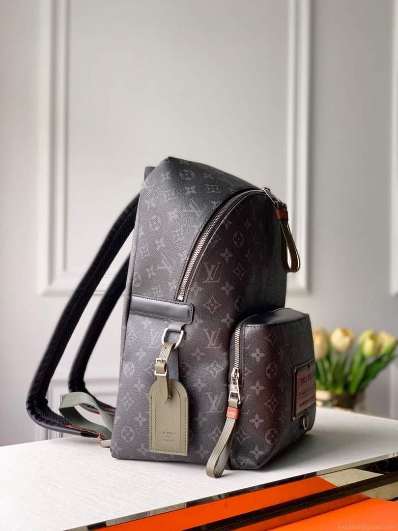 LV M45218 Louis Vuitton Discovery Backpack Black