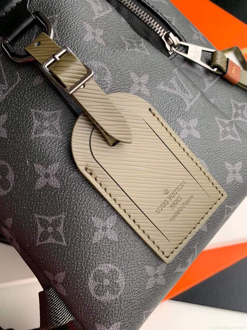 LV M45218 Louis Vuitton Discovery Backpack Black