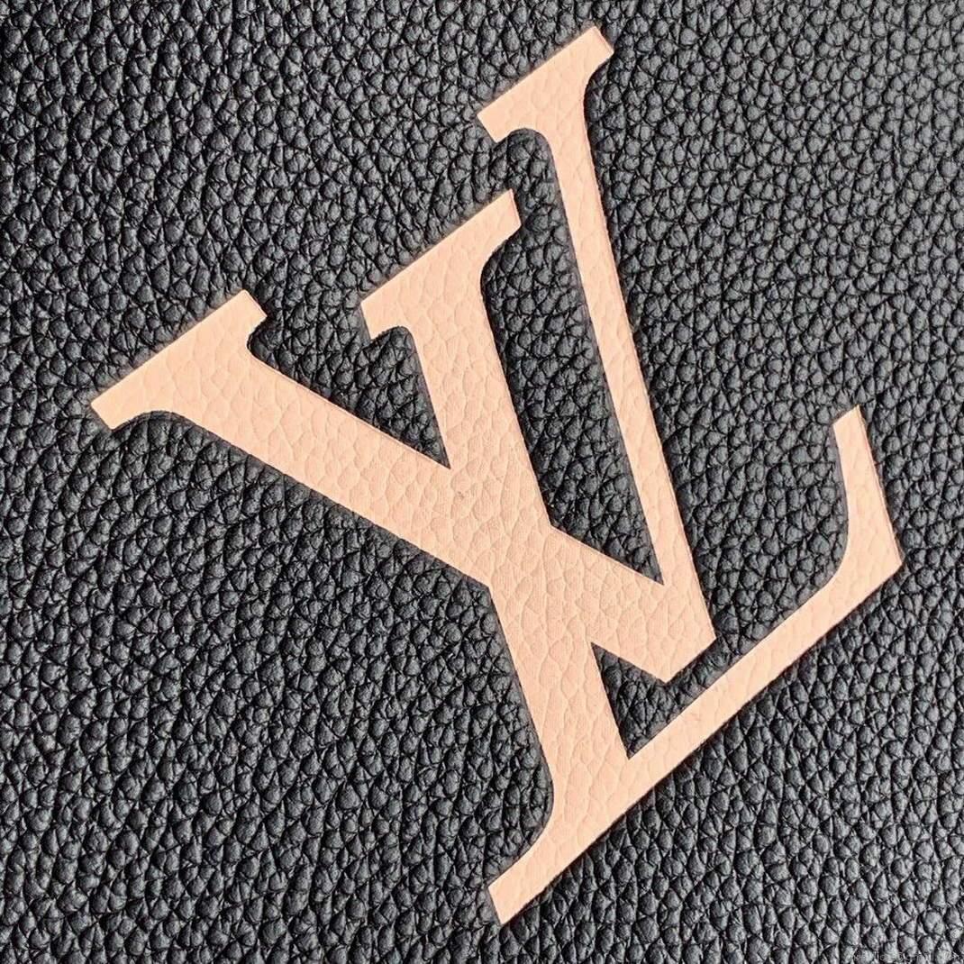 LV M45495 Louis Vuitton ONTHEGO MM Bag M45494 Black and Beige