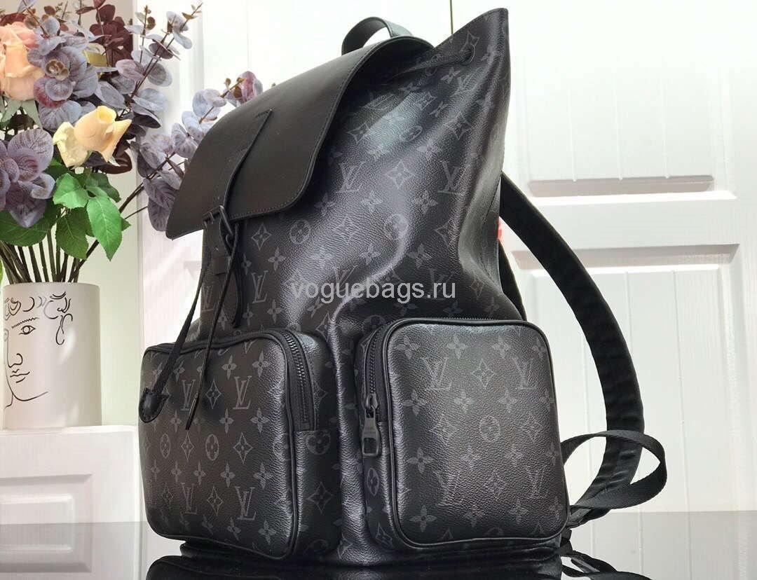 LV M45538 Louis Vuitton Backpack Trio Travel Monogram Eclipse M45670 Bag