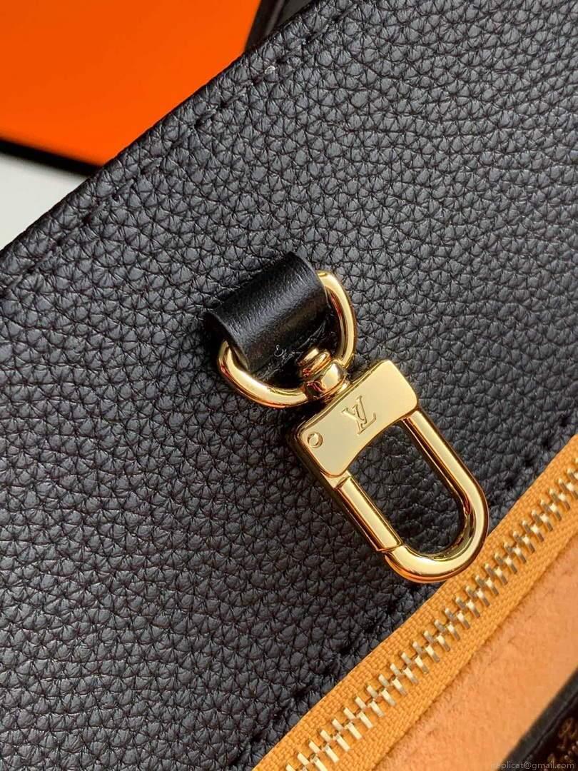LV M45595 Louis Vuitton Onthego MM M45660 Bag Monogram Empreinte Leather Black