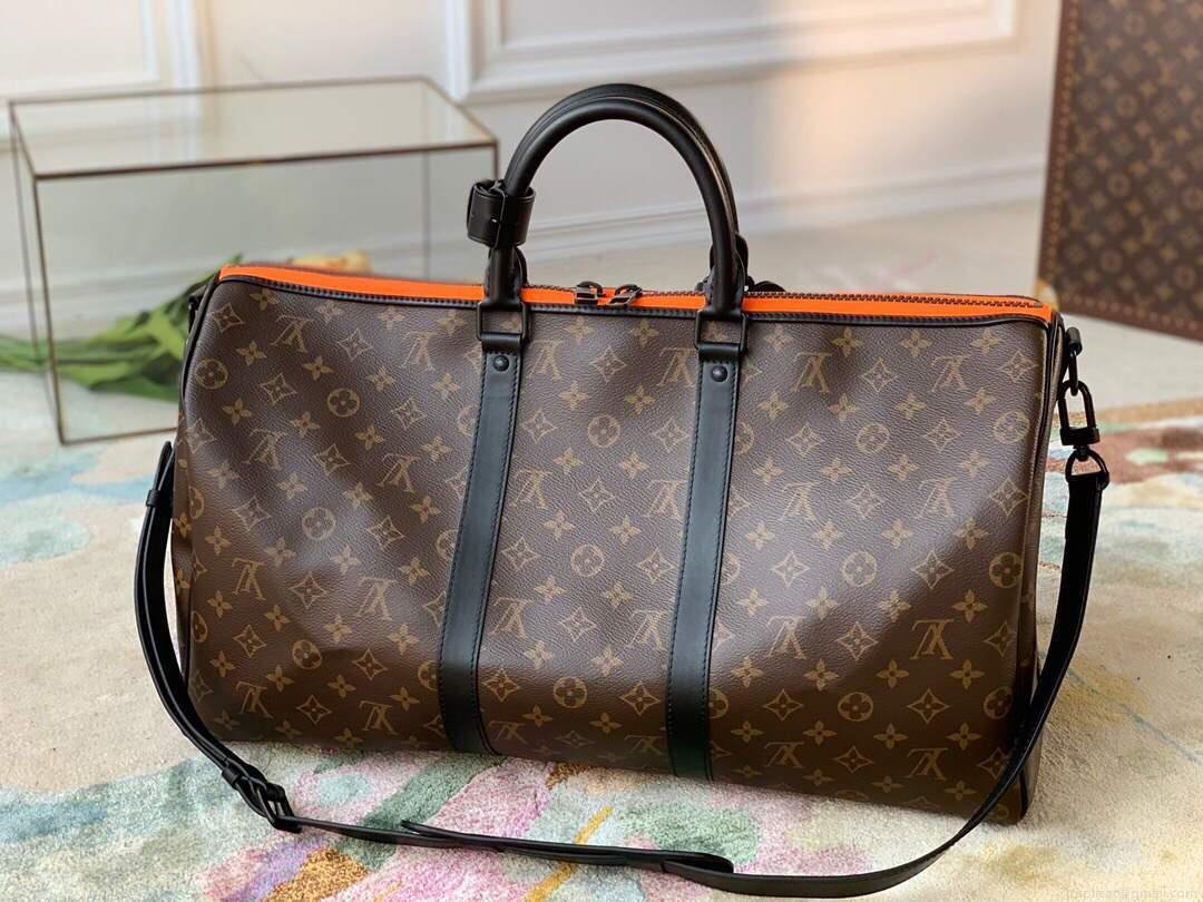 LV M45616 Louis Vuitton Keepall Bandouliere 50 Monogram