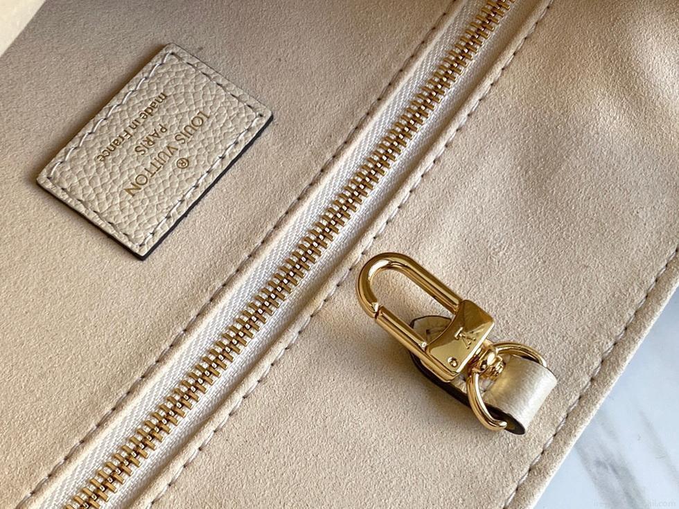 LV M45654 Louis Vuitton Onthego Pm Tote M45659 Bag Cream