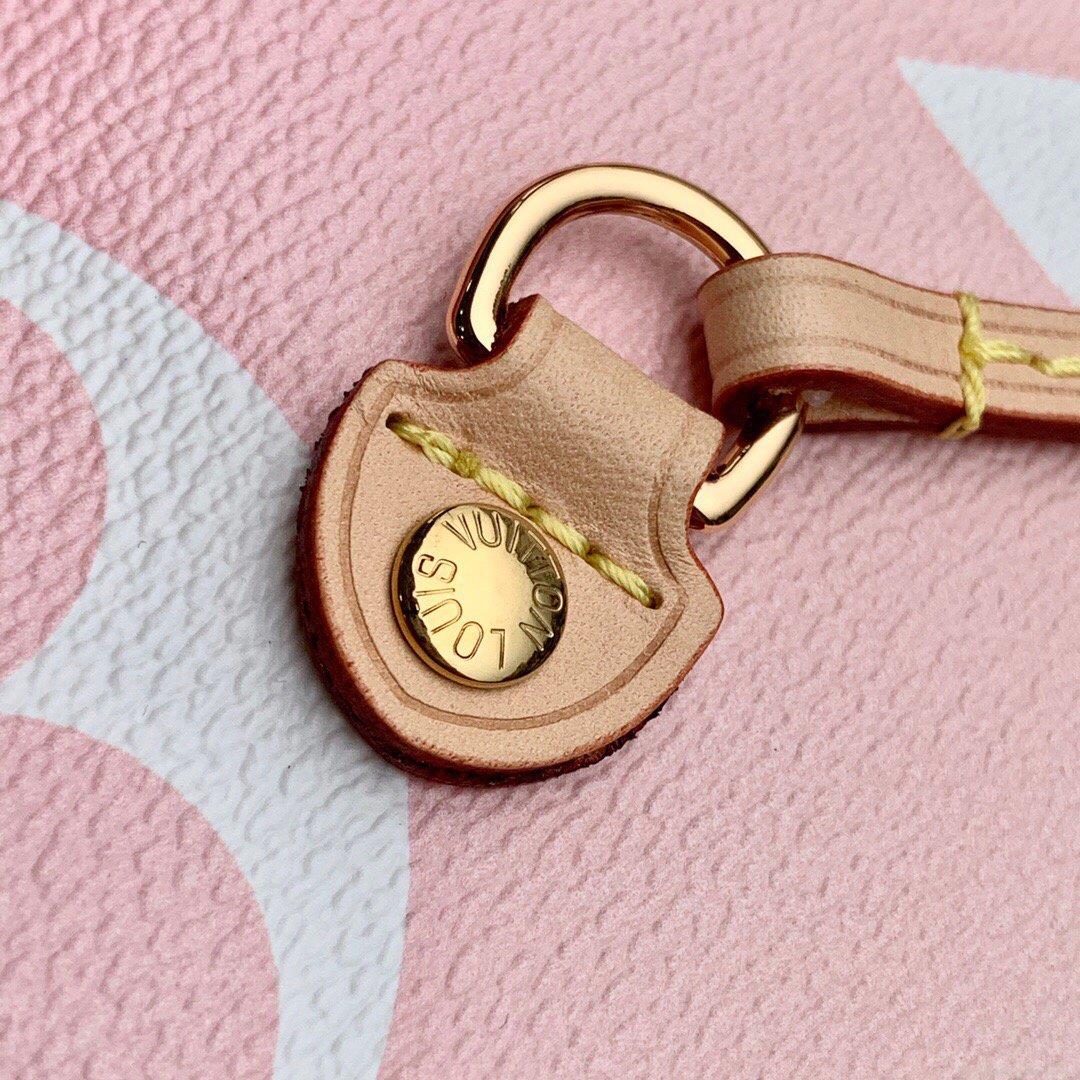 LV M45680 Louis Vuitton Neverfull MM Bag Pink