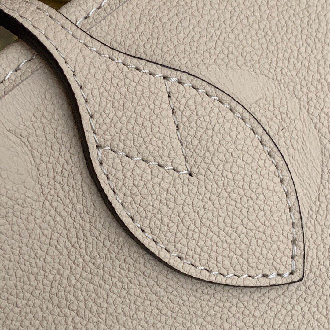 LV M45684 Louis Vuitton Neverfull MM M45686 Bag Embossed Cowhide Leather