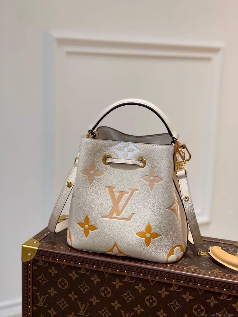 LV M45716 Louis Vuitton NÉONOÉ BB Bag Cream/Saffron