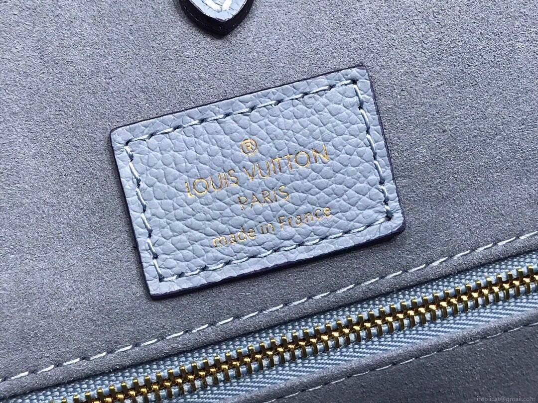 LV M45718 Louis Vuitton Onthego MM Handbag Summer Blue