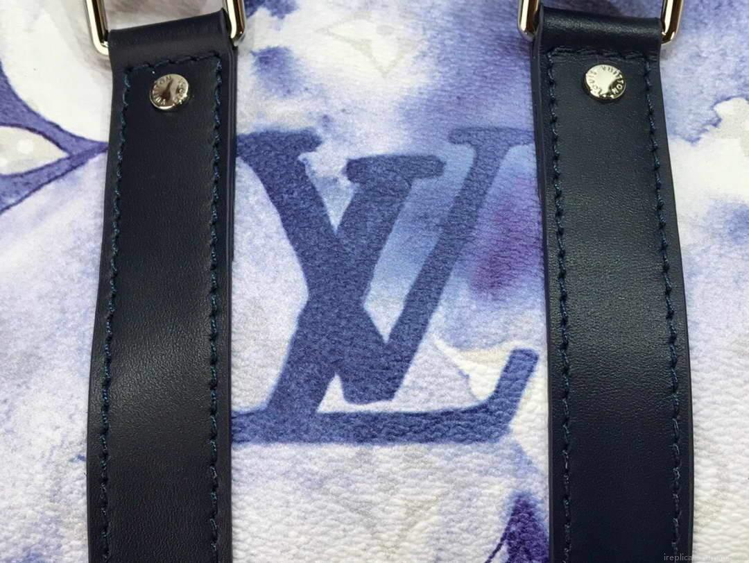 LV M45761 Louis Vuitton Keepall XS Watercolor Blue