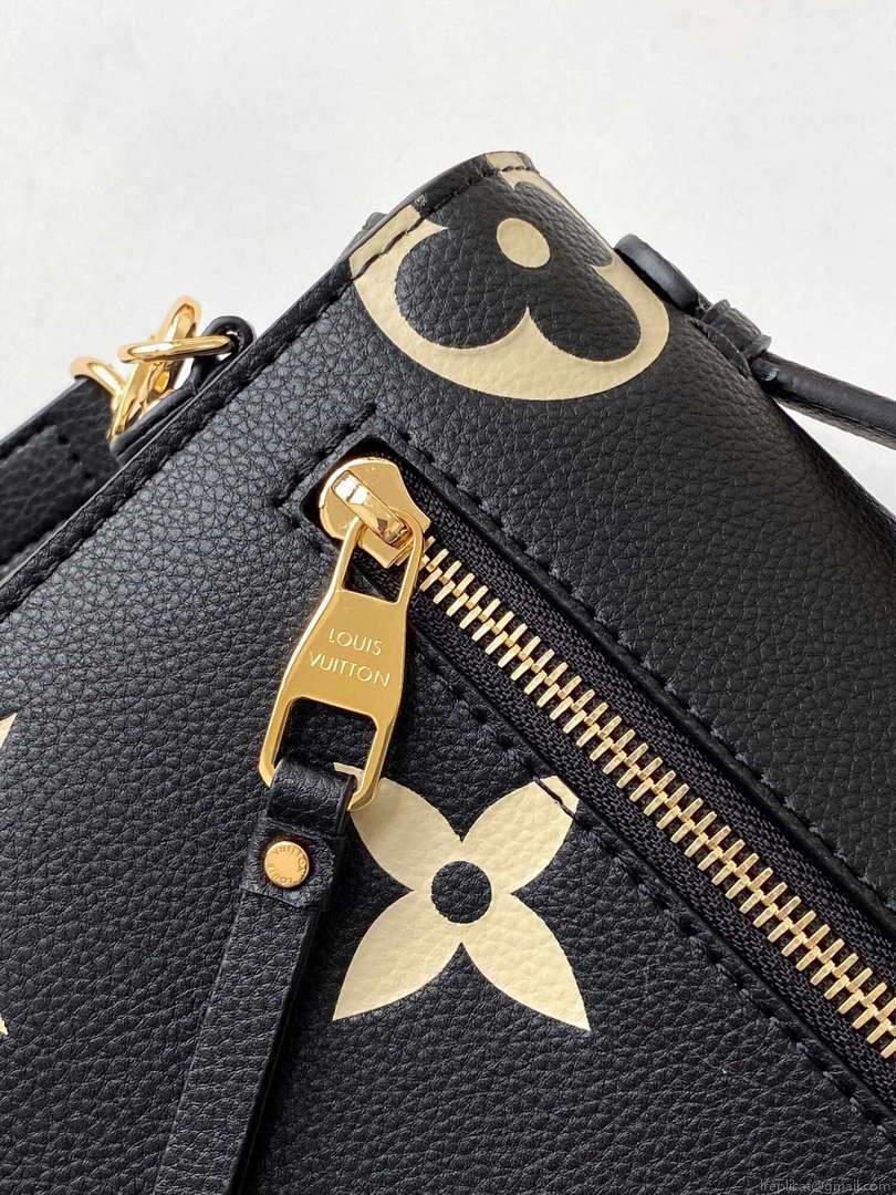 LV M45773 Louis Vuitton Pochette Métis M45596 Bag Black Beige