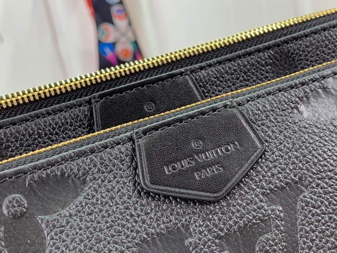LV M45777 Louis Vuitton M80447 M80399 Multi Pochette Accessoires Bag Black