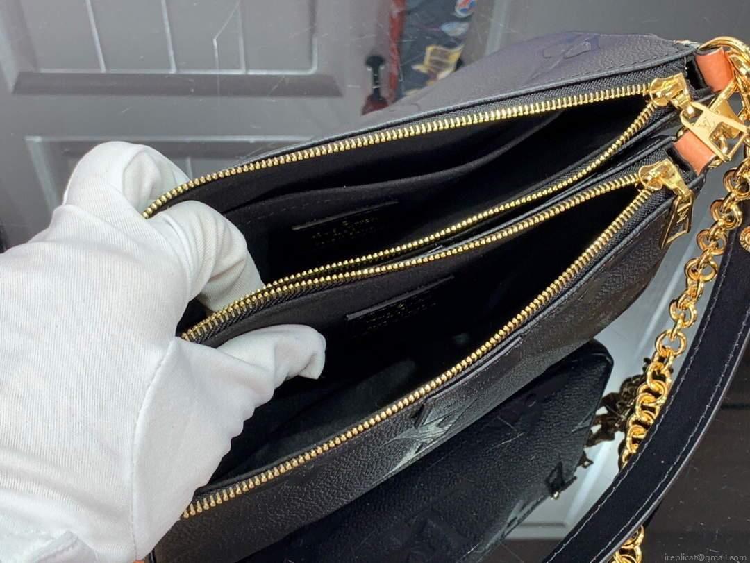 LV M45777 Louis Vuitton M80447 M80399 Multi Pochette Accessoires Bag Black