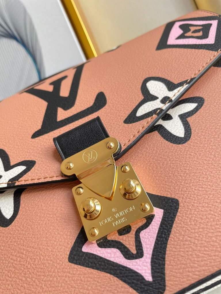 LV M45823 Louis Vuitton M45596 Pochette Metis Bag Arizona Beige
