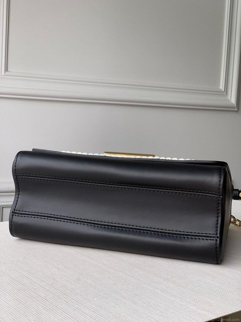 LV M50282 Louis Vuitton M57517 Twist MM shoulder Epi bag Black and Monogram