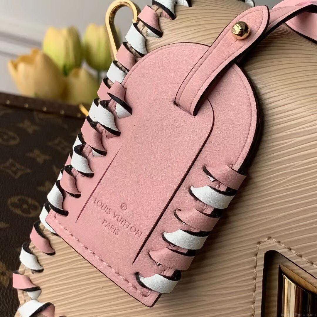 LV M50283 Louis Vuitton Twist MM Bag Apricot