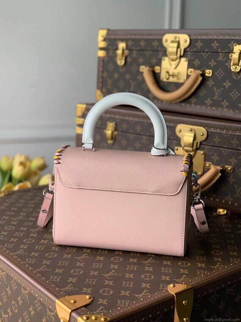 LV M50283 Louis Vuitton Twist MM Bag Pink