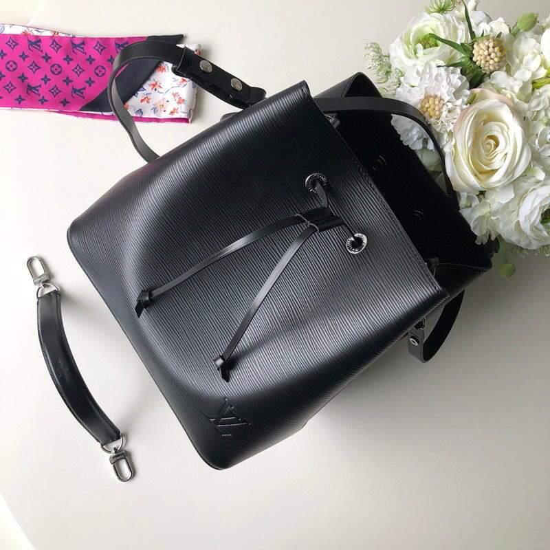 LV M54366 Louis Vuitton NÉONOÉ MM Epi Bag Black