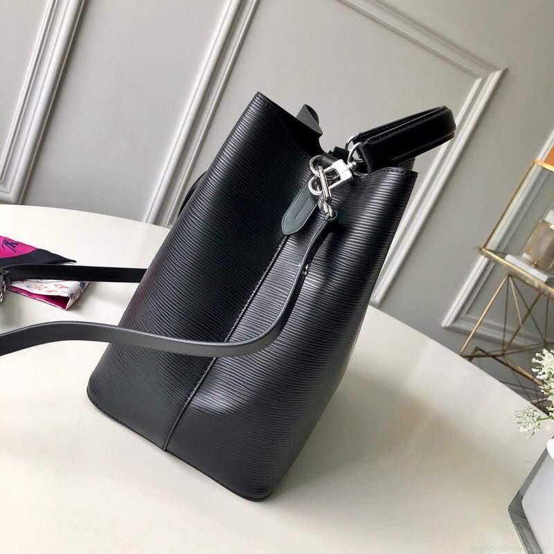 LV M54366 Louis Vuitton NÉONOÉ MM Epi Bag Black