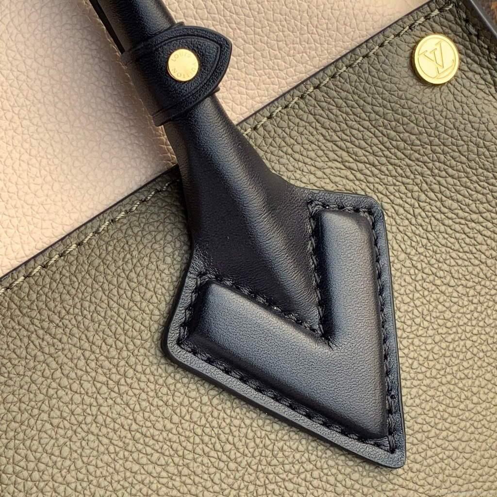 LV M55302 Louis Vuitton M53823 on My Side High end Leathers Tote Bag Laurier Green
