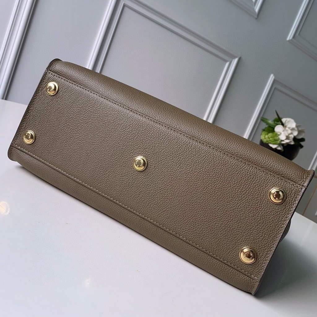 LV M55302 Louis Vuitton M53823 on My Side High end Leathers Tote Bag Laurier Green