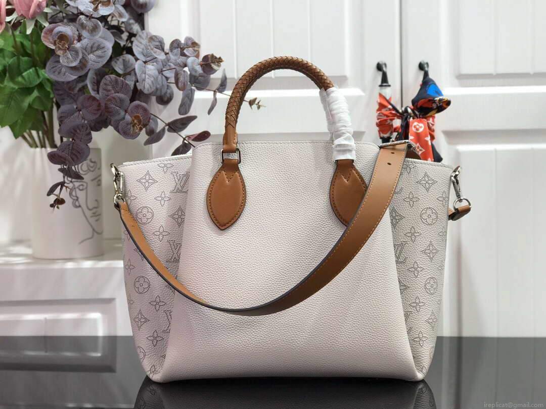 LV M55553 Louis Vuitton Haumea Mahina Bag M55031 Brume Grey