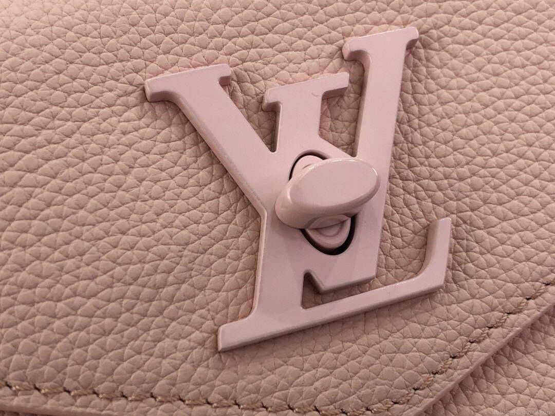 LV M55818 Louis Vuitton Lockme Tote PM Leathers M55817 Bag Pink