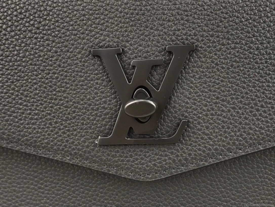 LV M55846 Louis Vuitton Lockme Tote MM Leathers M55818 Bag Black