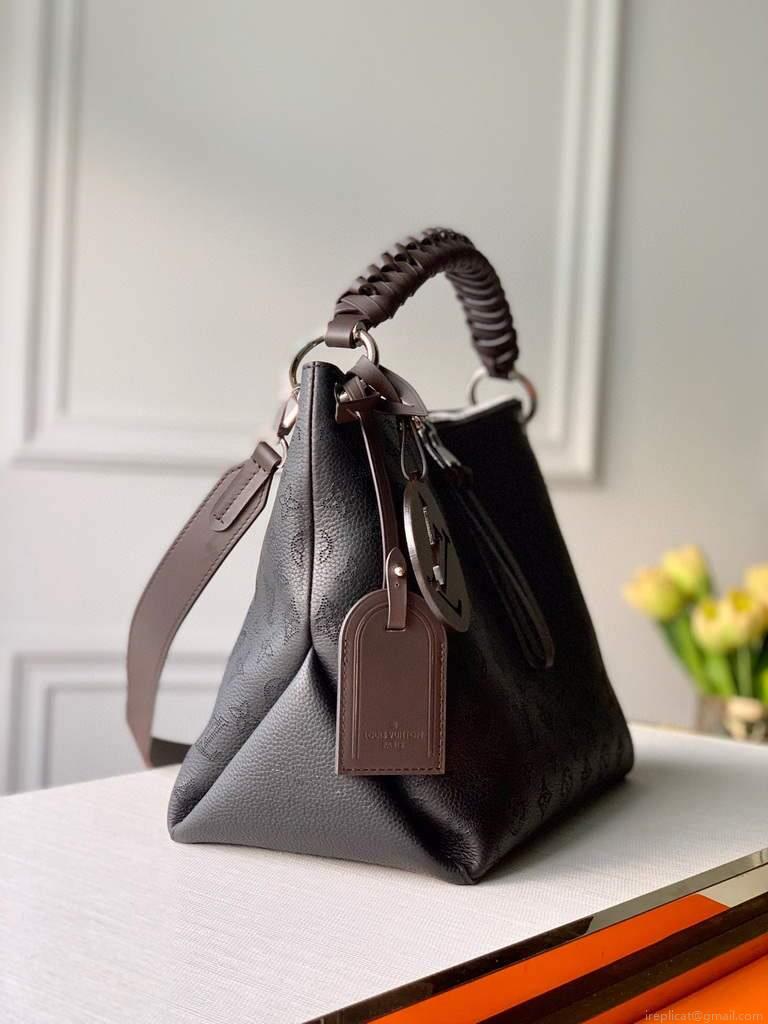 LV M56073 Louis Vuitton M56084 Beaubourg Hobo MM Mahina Black