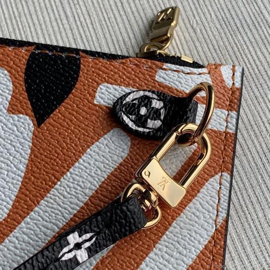 LV M56584 Louis Vuitton M56583 LV Crafty Neverfull MM Bag Caramel