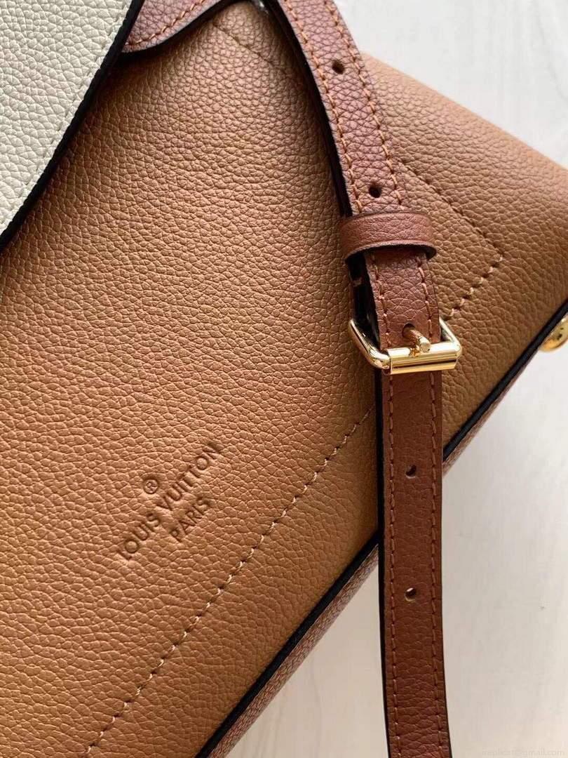 LV M56645 Louis Vuitton Lockme Ever BB Handbag M56321 Caramel Brown