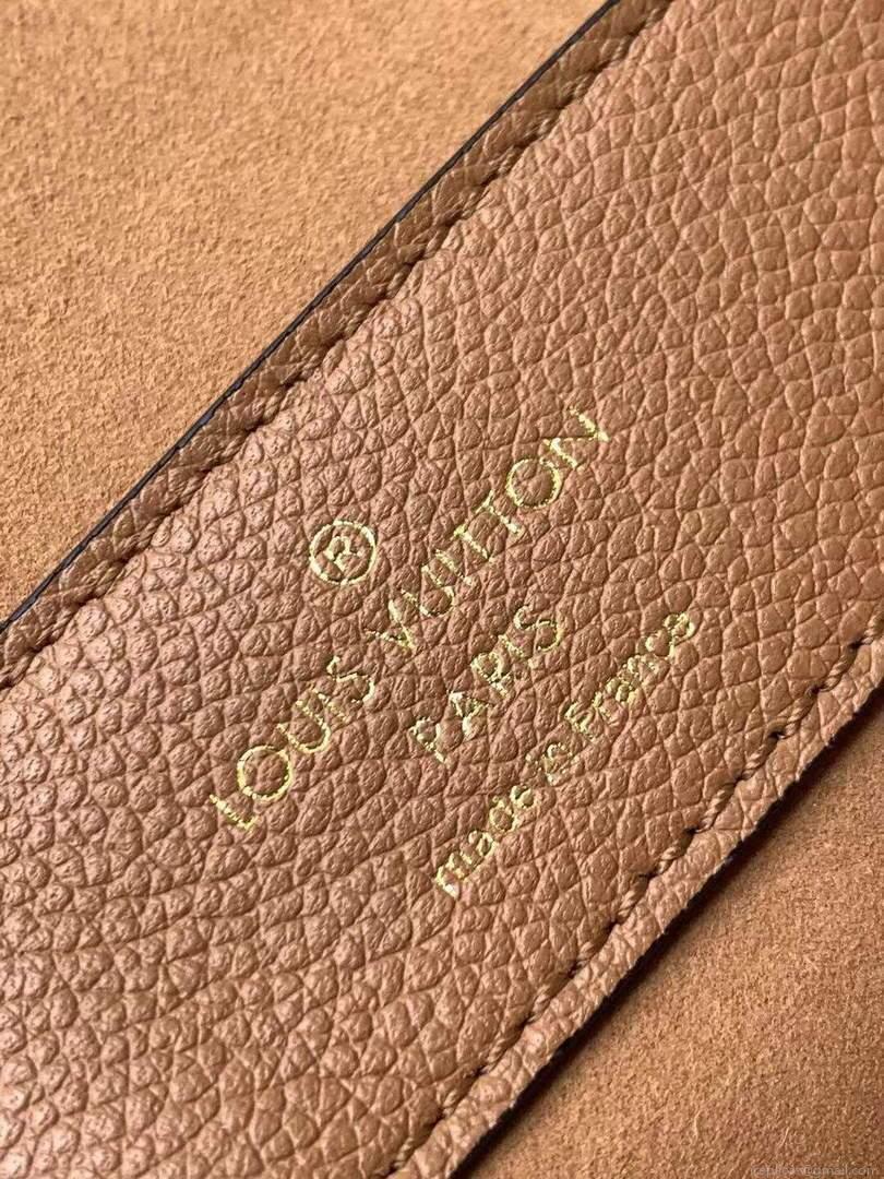 LV M56645 Louis Vuitton Lockme Ever BB Handbag M56321 Caramel Brown