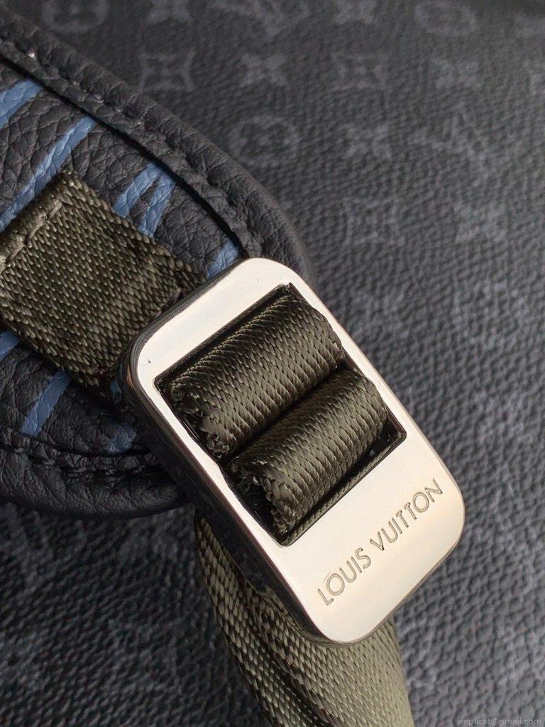 LV M56853 Louis Vuitton Backpack Shoulders Tote Bag Damier Graphite Black